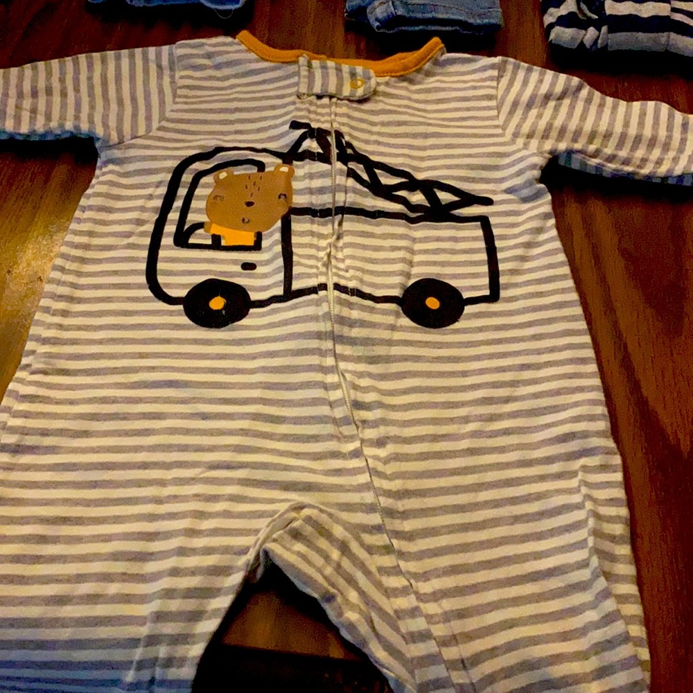 Boys Cute Striped Onesie